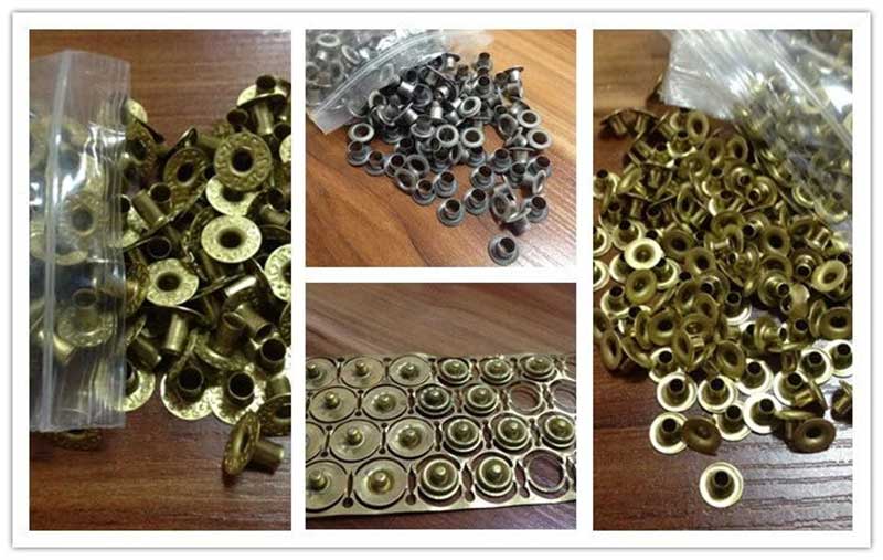 Máquina para hacer botones de metal