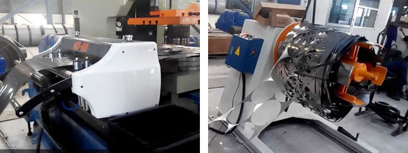 Línea de supresión para corte circular