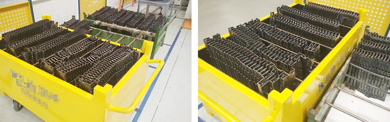 Línea de alimentación de prensa para la industria automotriz