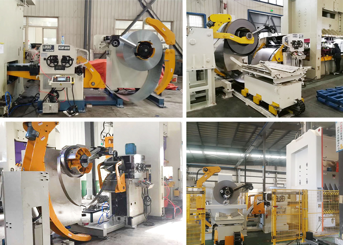 Máquina 3 en 1 desbobinadora, alisadora y alimentadora de tipo NCMF, para chapa con grosor de 0,3 mm ~ 3,2 mm