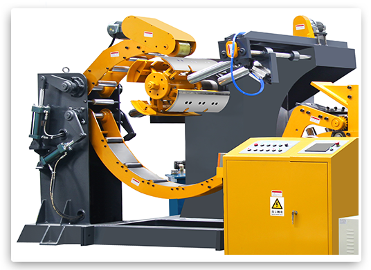 Máquina 3 en 1 desbobinadora, alisadora y alimentadora de tipo NCMF, para chapa con grosor de 0,3 mm ~ 3,2 mm