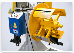 Desenrolladora Bicabezal Motorizada Modelo DBMT, Desenrolladora para Láminas Metálicas con Caja de Control de Velocidad Desenrolladora Bicabezal Motorizada Modelo DBMT, Desenrolladora para Láminas Metálicas con Caja de Control de Velocidad