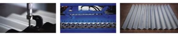 Máquina Formadora de Placas de Onda MS19-825 para Flanela